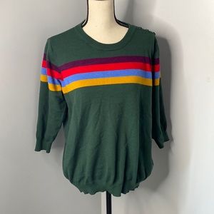 Mod cloth quarter sleeve sweater